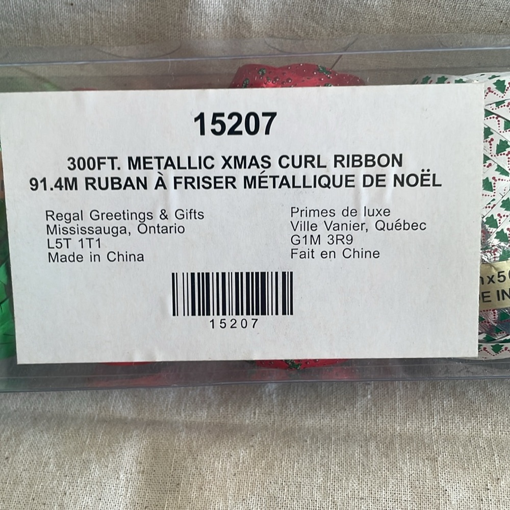 Regal Greetings Metallic Curl Ribbon 6 Pack (300’) Christmas Birthday NWT - Picture 12 of 12